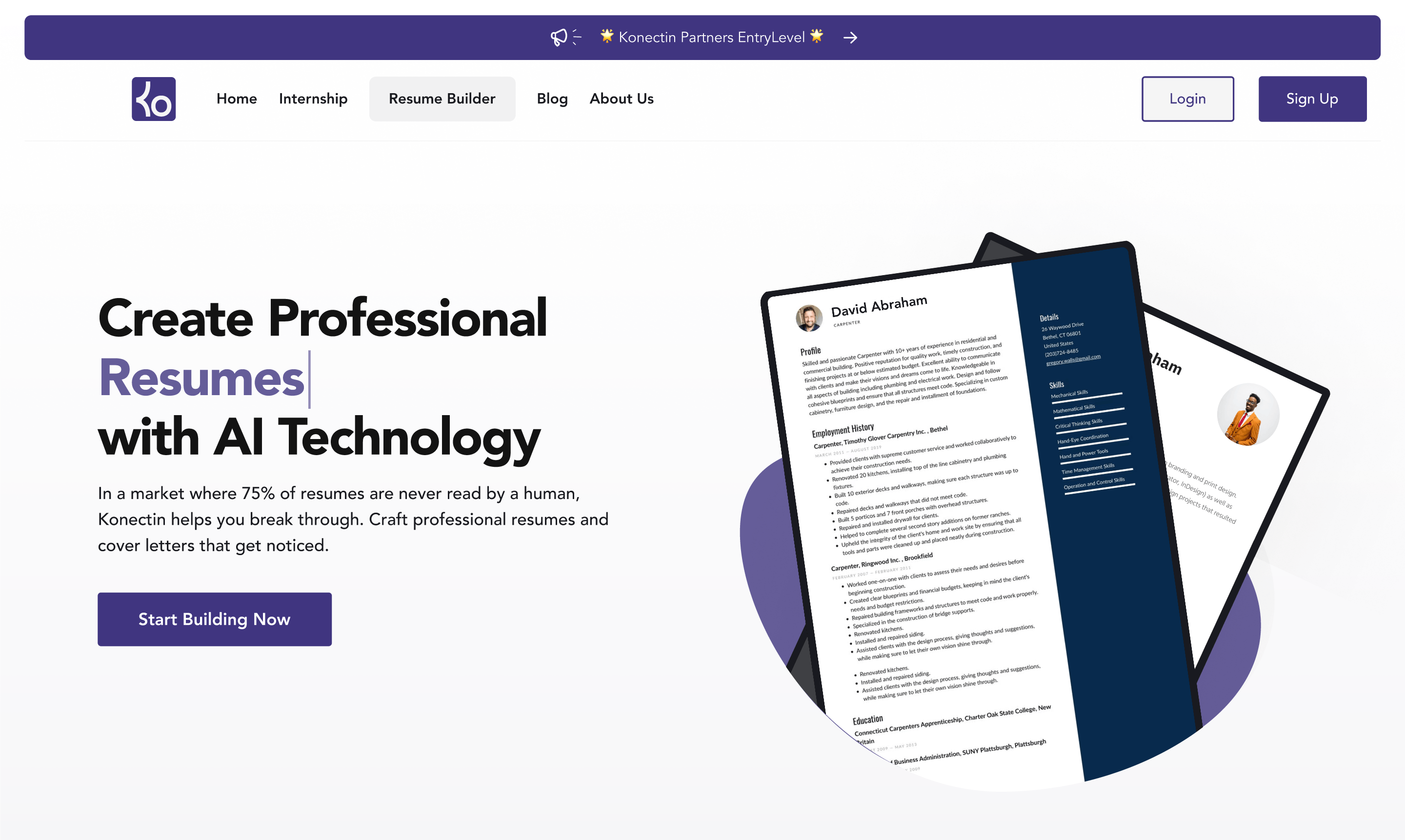 AI-Powered ATS Standard Resume Builder